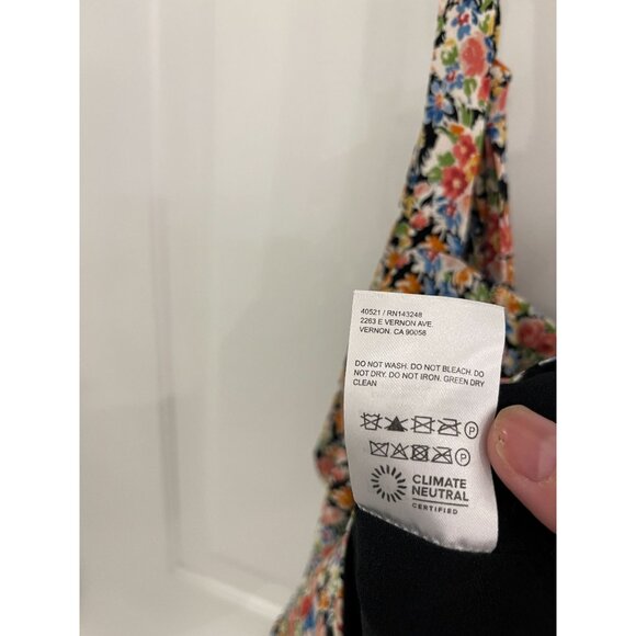 Reformation Ellora Floral Top Size 4 - Picture 7 of 7